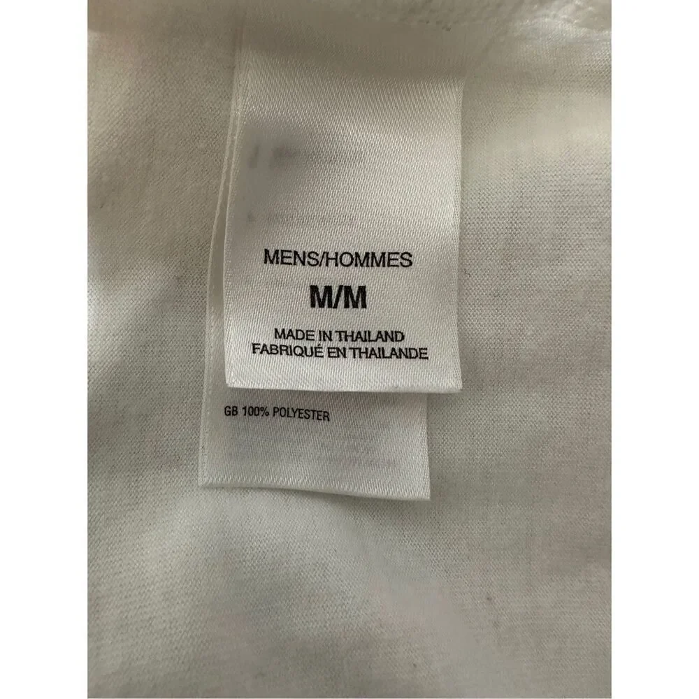 North Face men’s white vapor wick crewneck short sleeve t-shirt size M #18-1932